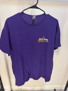 McDonald's Purple 'Menu Song Remix' Logo Tee